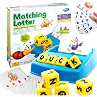 Los mejores  - Sipobuy Alphabet Letter Word Match y Spell Board Games para niños Toddle Preschoolers Educational and Learning Toy